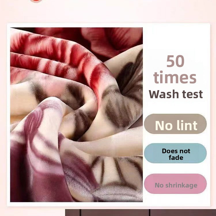 Thickened Raschel blanket