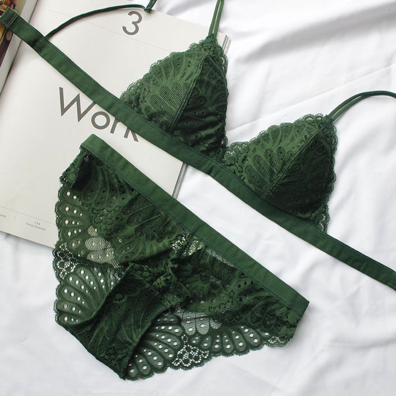 Lace bra set