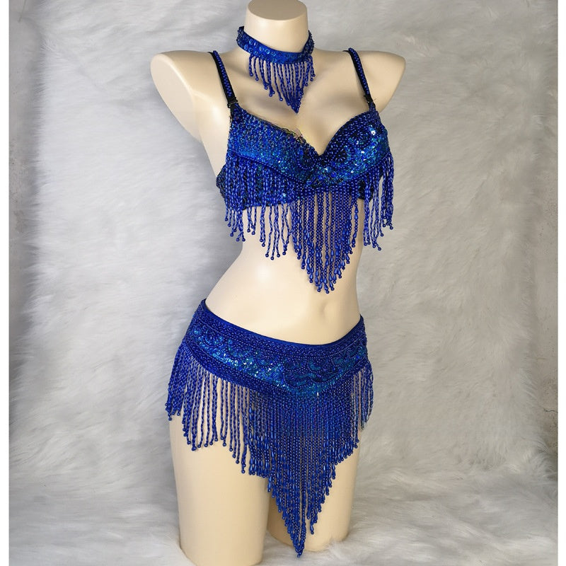 Belly dance performance costume