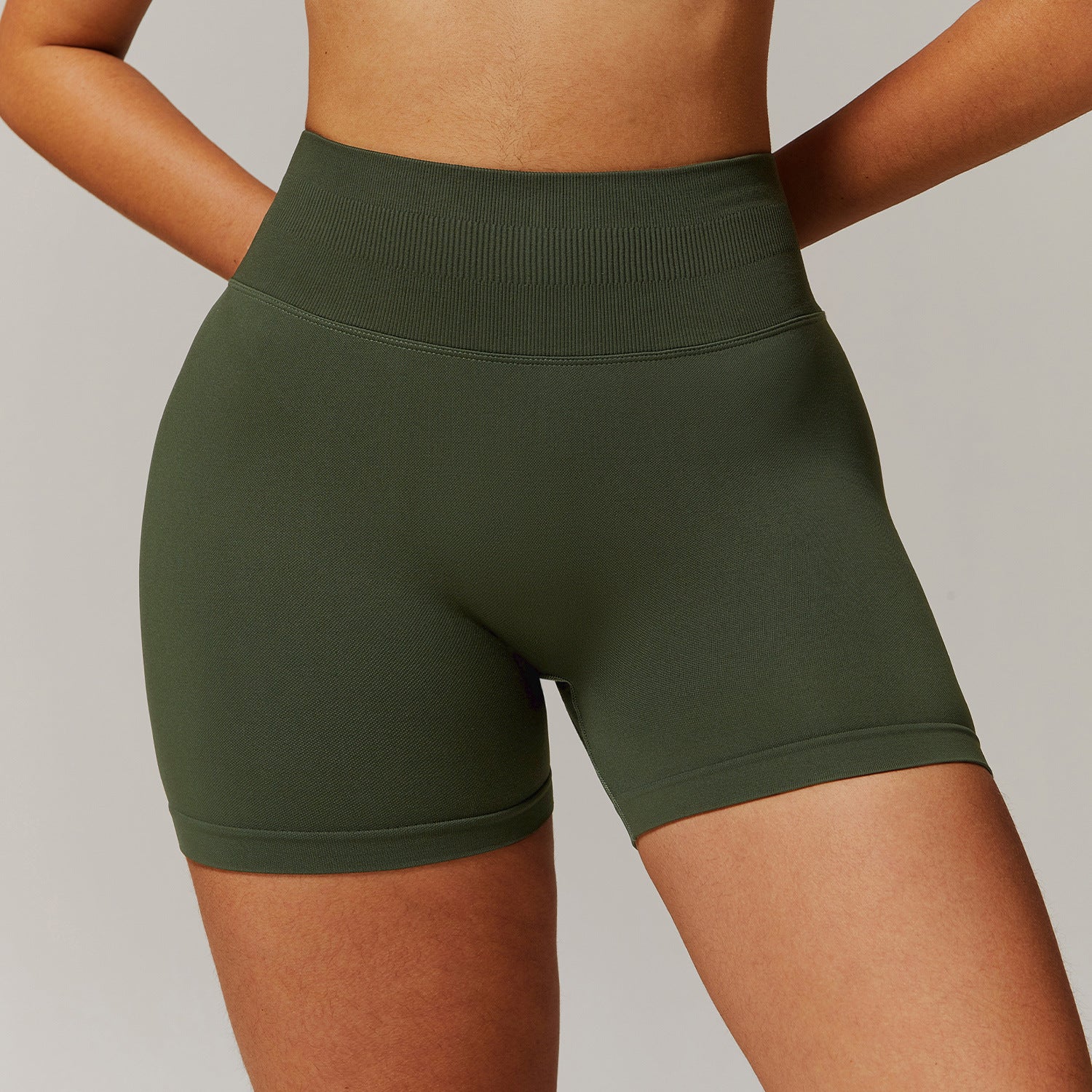 Seamless High Waist Yoga Shorts for Women