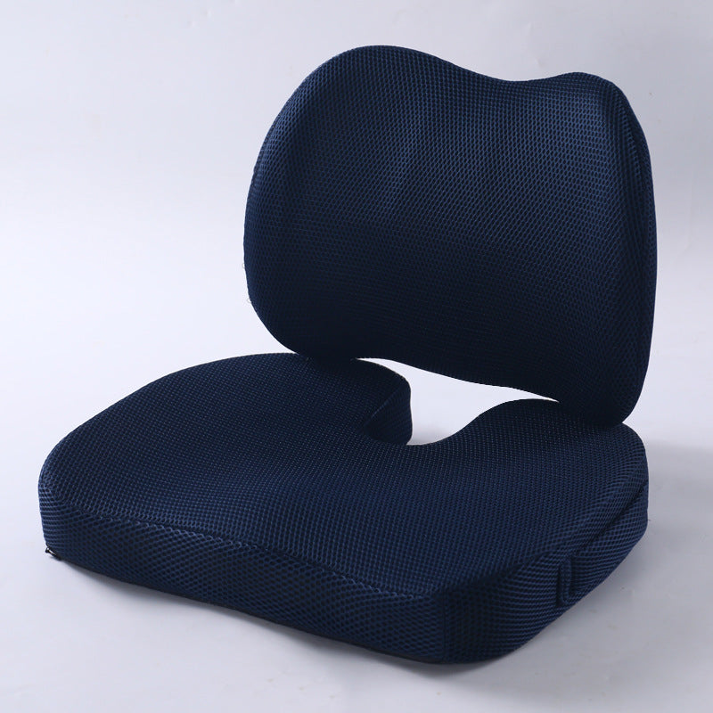 Ergonomic Memory Foam Lumbar Support Cushion Set