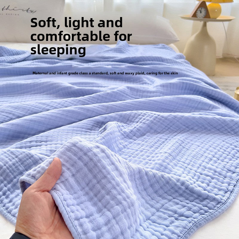 Six layers of bubble gauze cotton gauze blanket