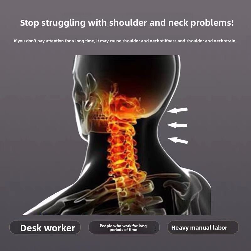 Massage Pillow Neck Support Knitted Style