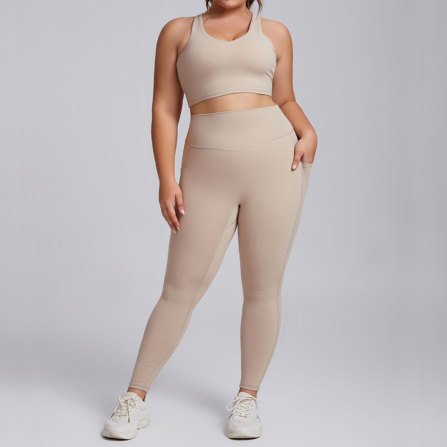 Plus-size yoga wear
