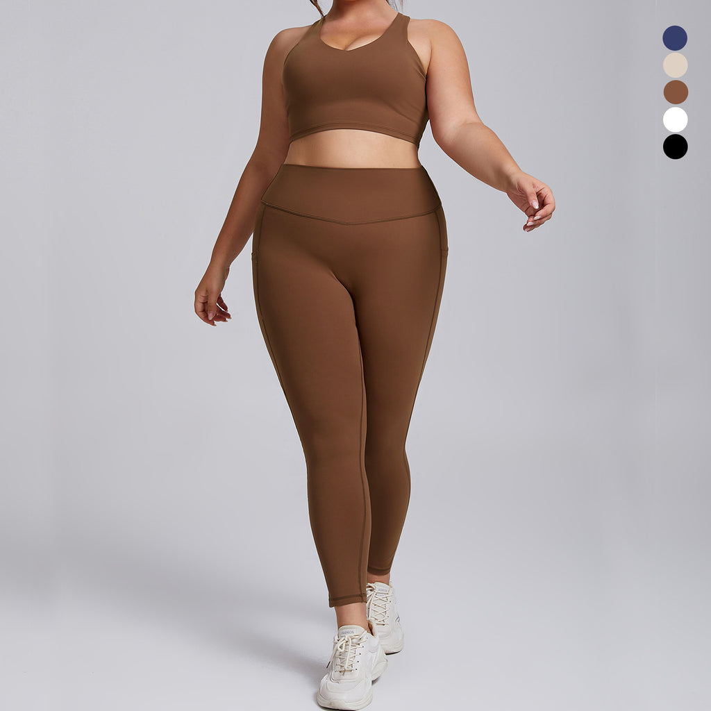 Plus-size yoga wear