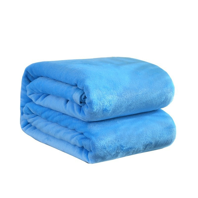 Thickened Soft Coral Fleece Blanket for Home and Gifts