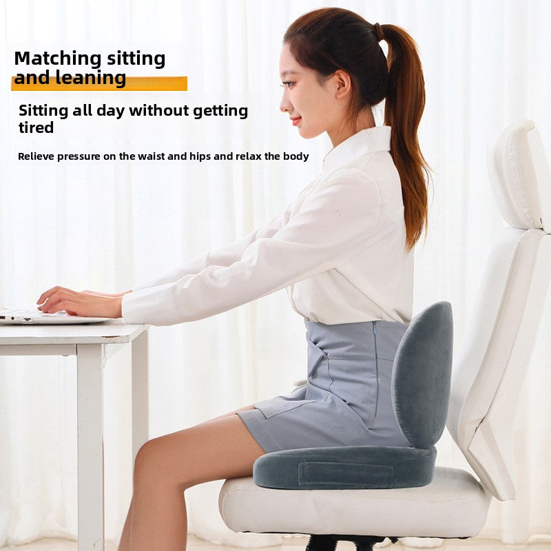 Ergonomic Memory Foam Lumbar Support Cushion Set
