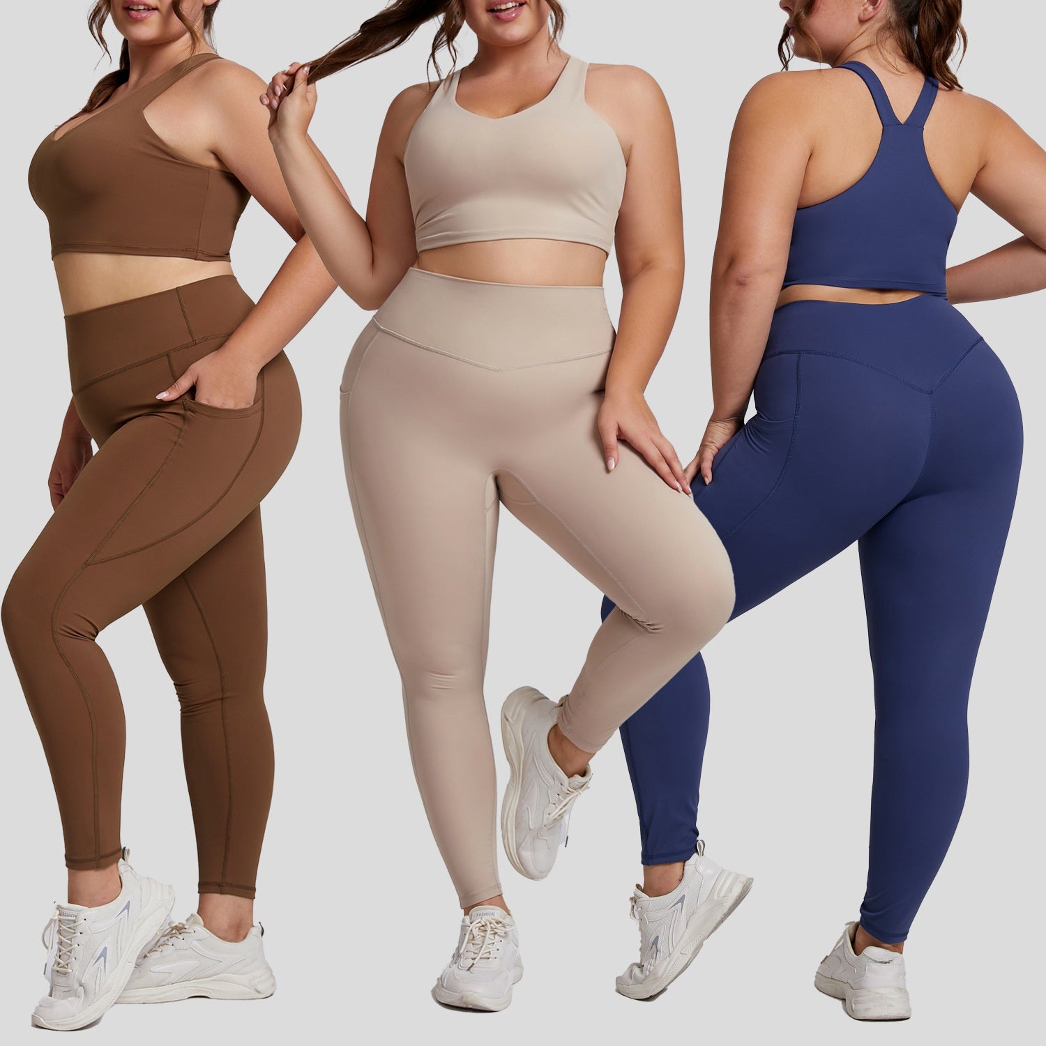 Plus-size yoga wear