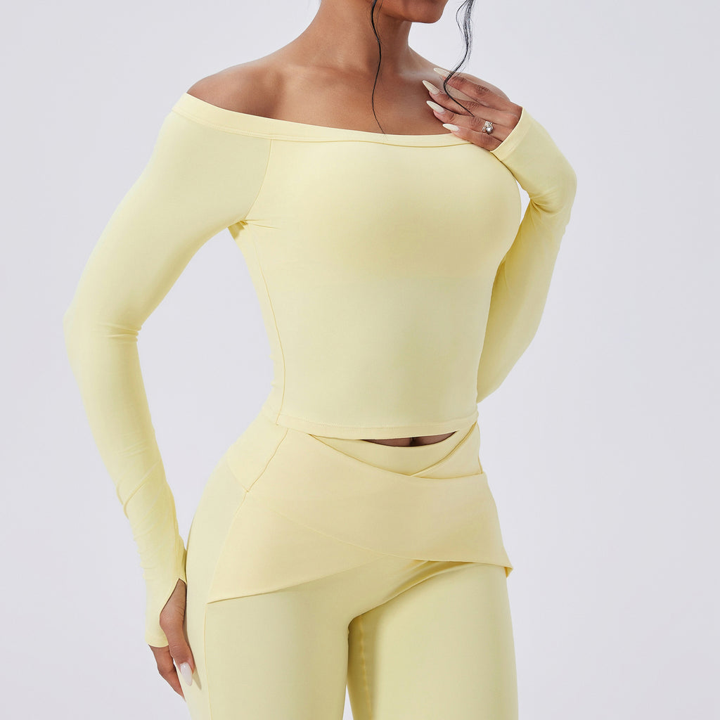 Long-sleeved yoga wear for sports
