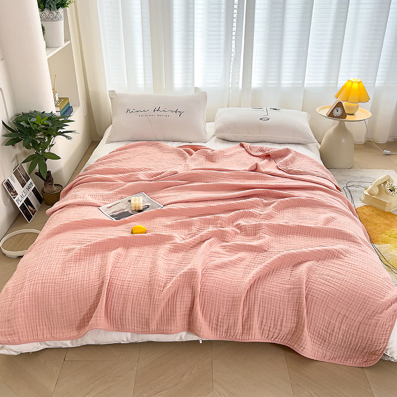 Six layers of bubble gauze cotton gauze blanket