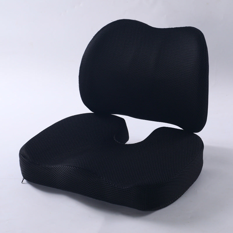 Ergonomic Memory Foam Lumbar Support Cushion Set