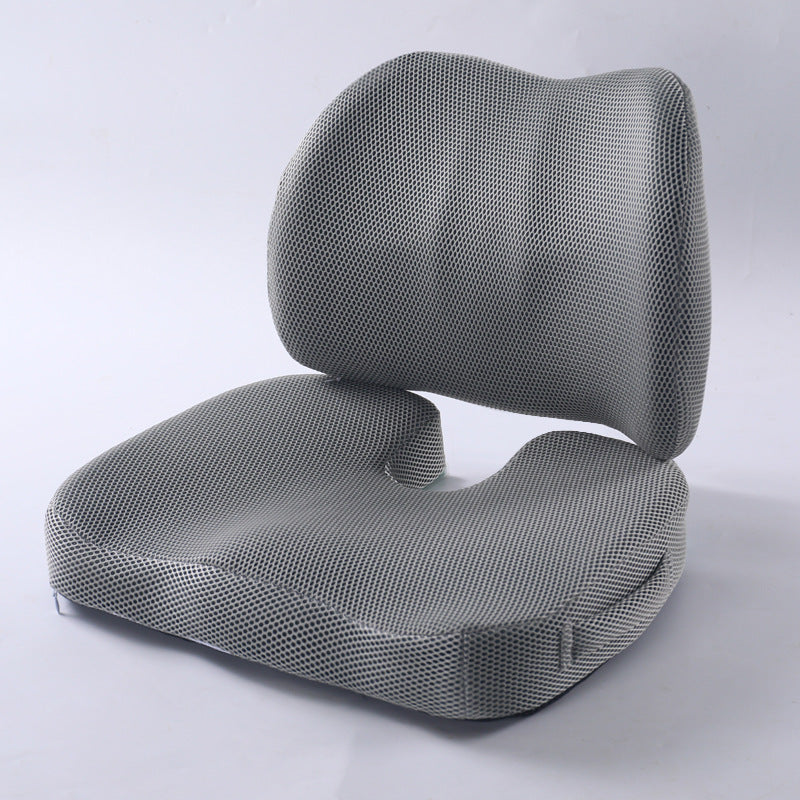 Ergonomic Memory Foam Lumbar Support Cushion Set