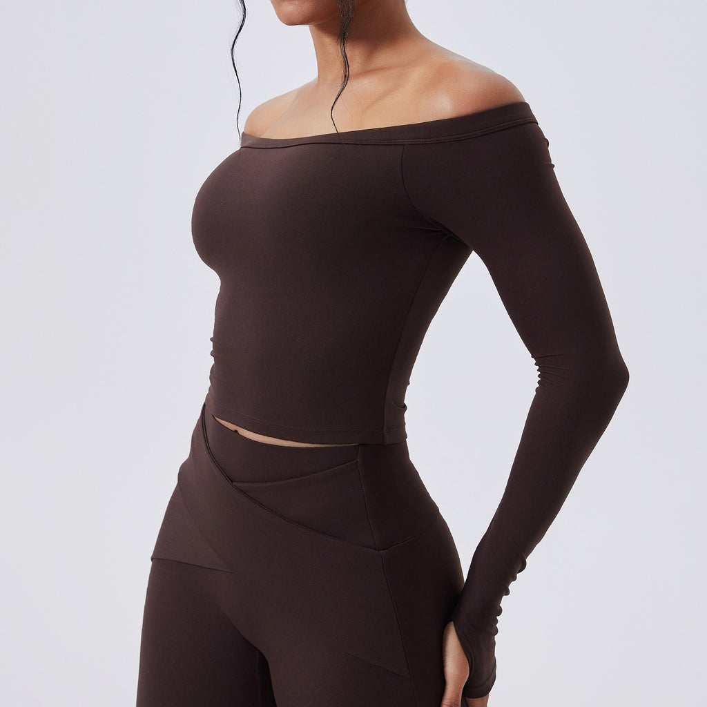 Long-sleeved yoga wear for sports