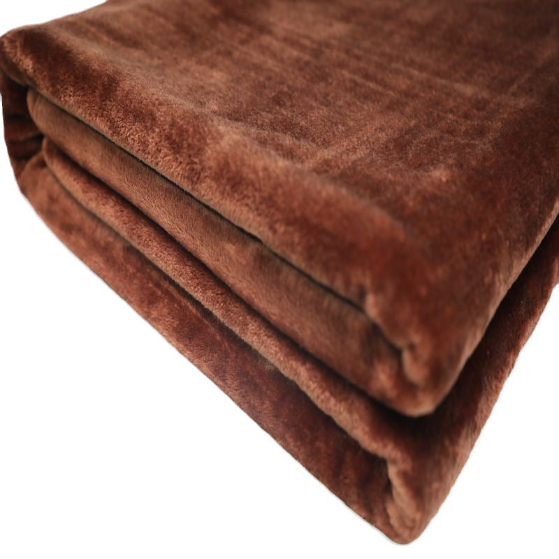Double-sided flannel blanket