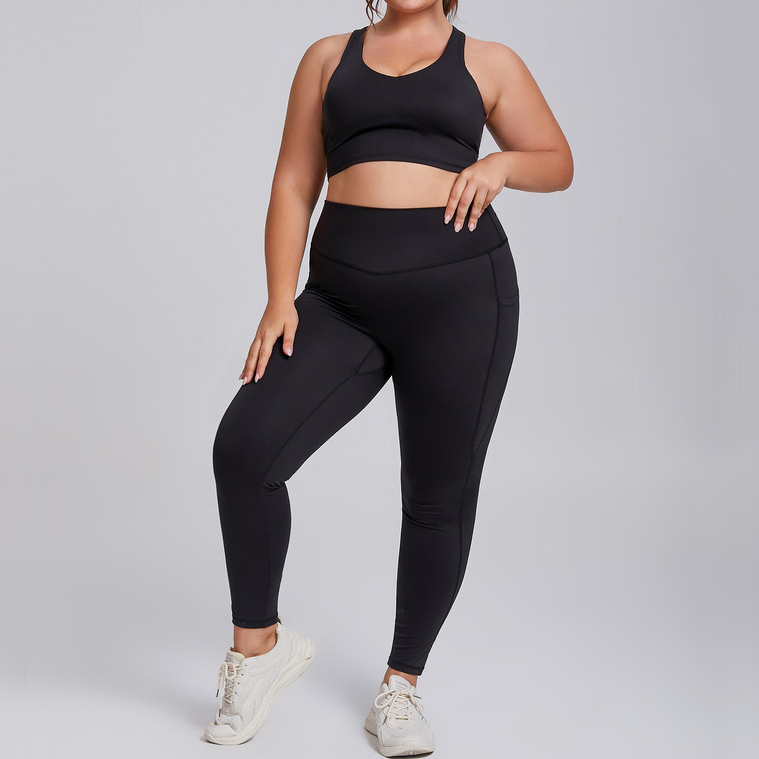 Plus-size yoga wear