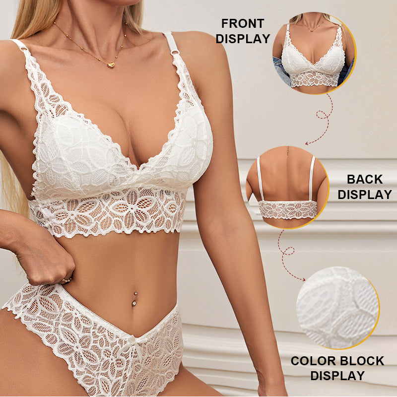 Sexy lace bra set