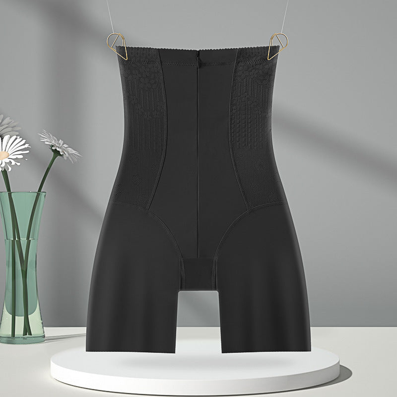 High Waist Jacquard Body-Shaping Boxer Briefs for Women