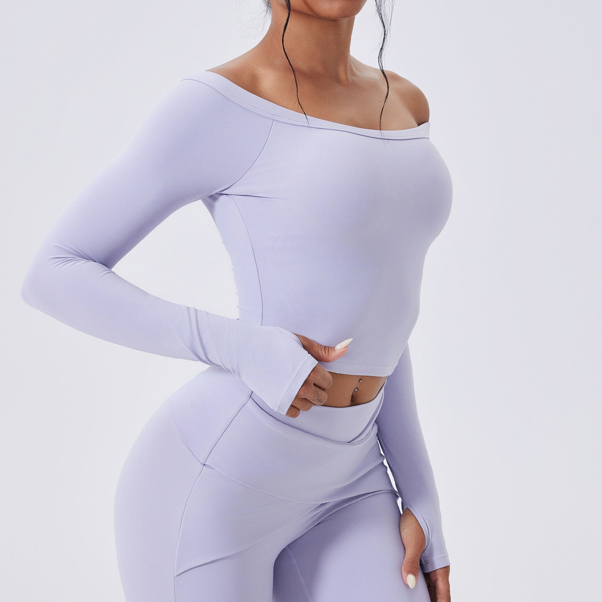 Long-sleeved yoga wear for sports