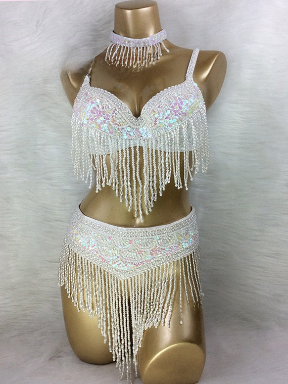 Belly dance performance costume