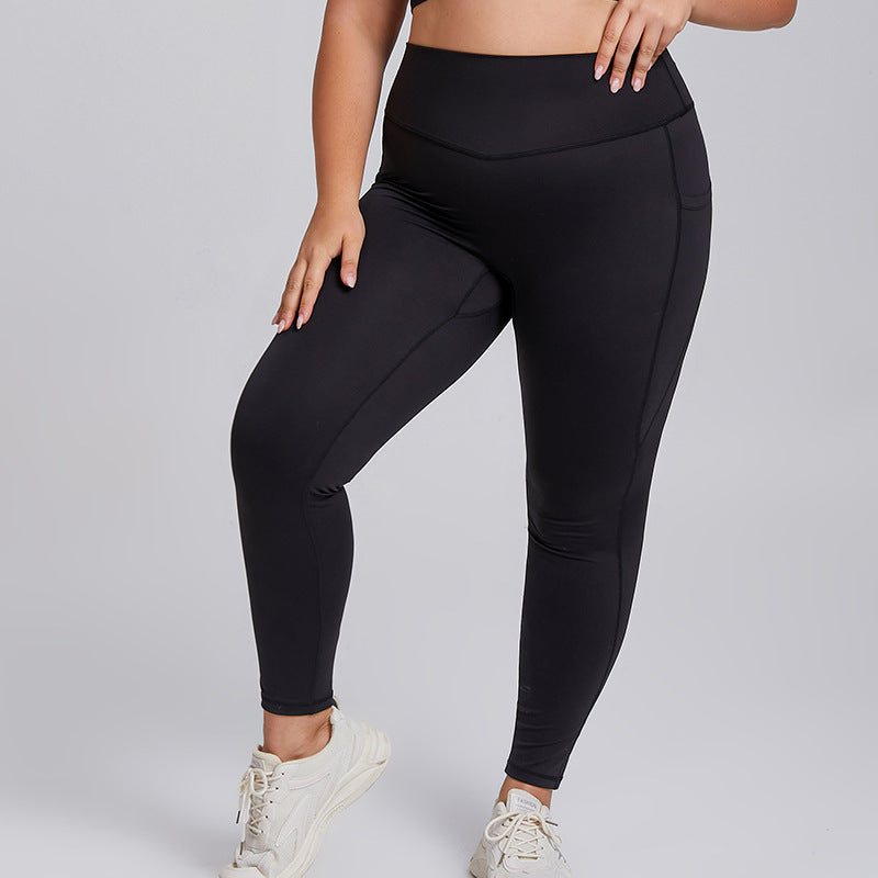 Plus-size yoga wear