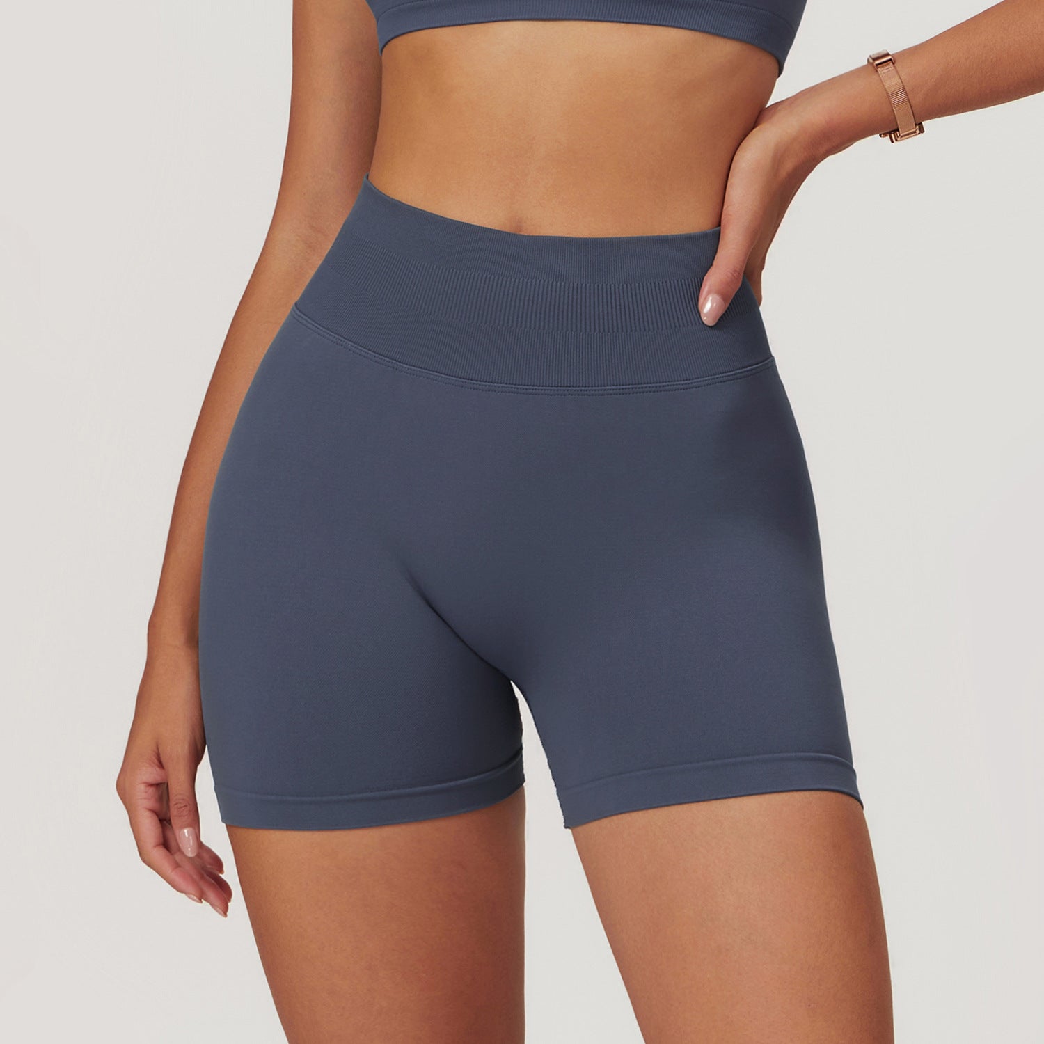 Seamless High Waist Yoga Shorts for Women