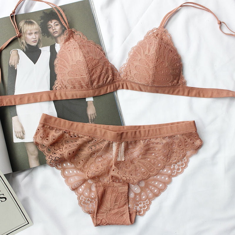 Lace bra set