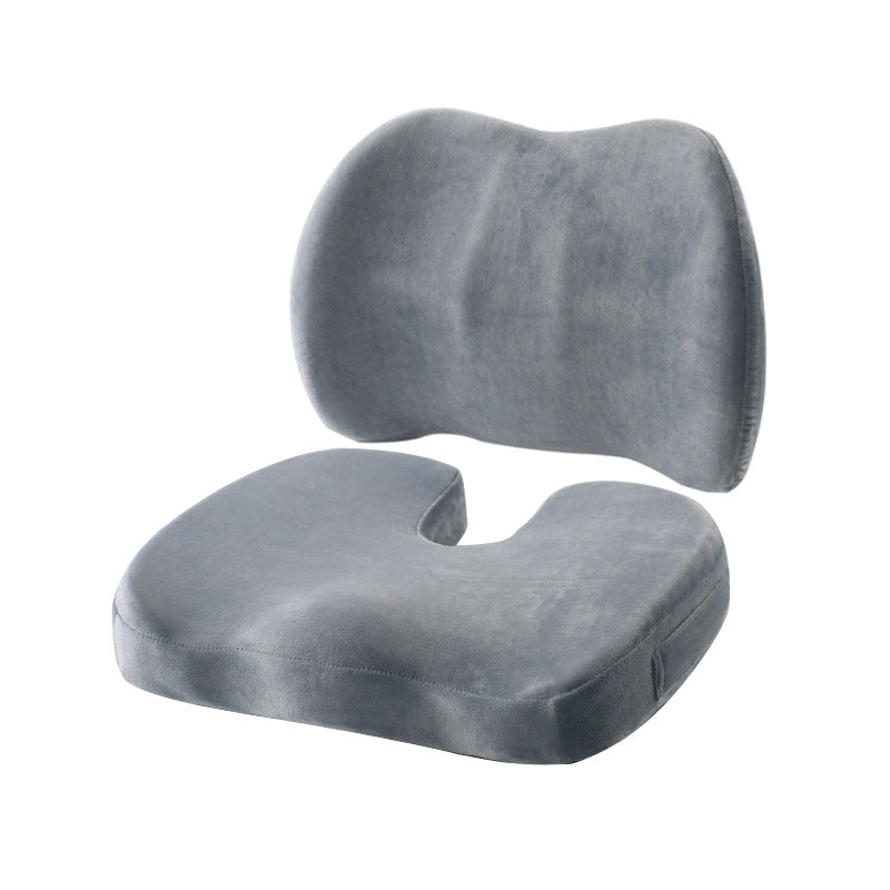 Ergonomic Memory Foam Lumbar Support Cushion Set