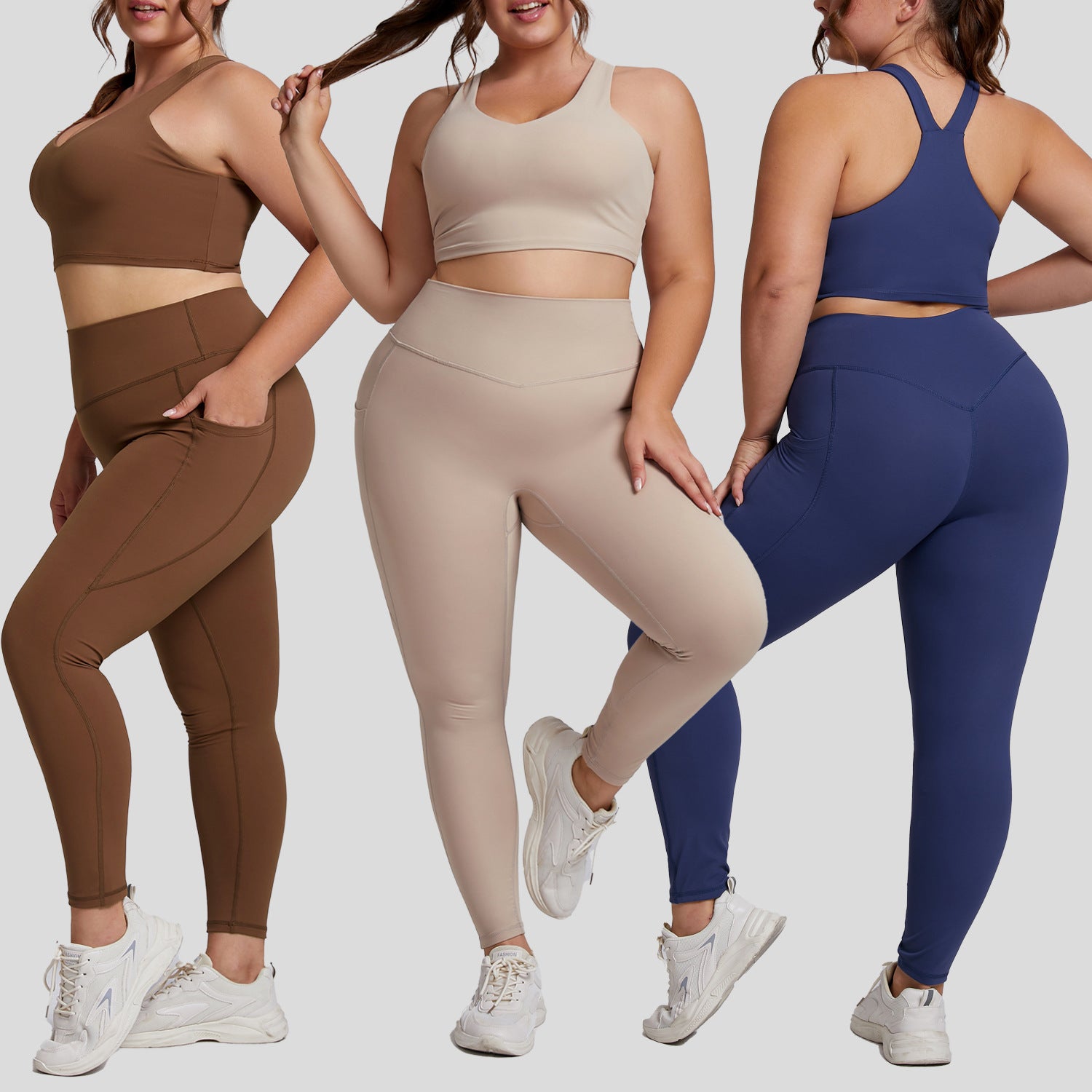 Plus-size yoga wear