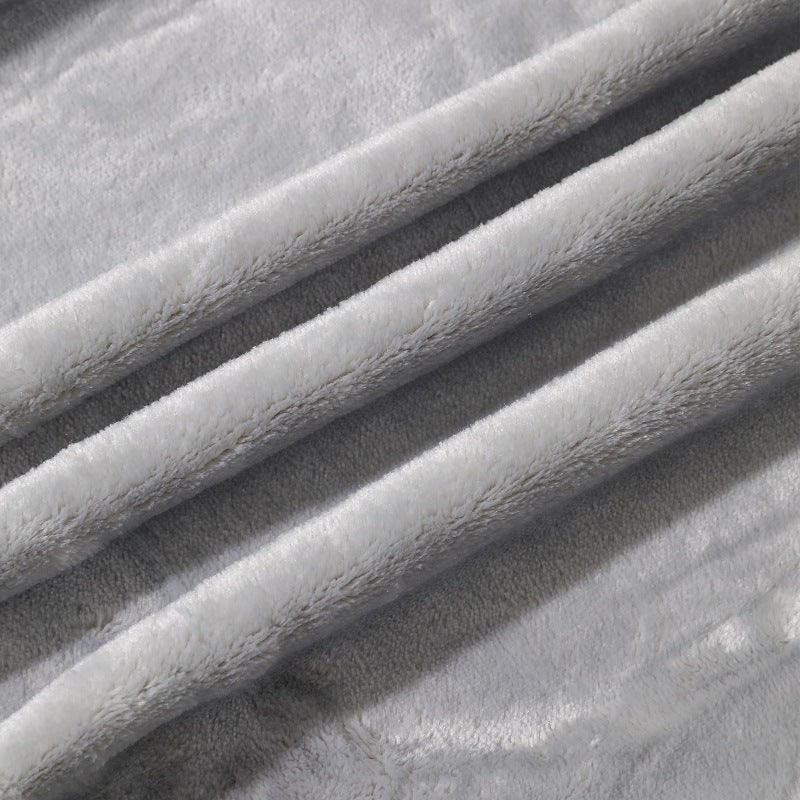 Double-sided flannel blanket