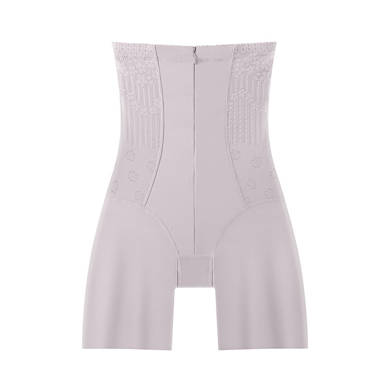 High Waist Jacquard Body-Shaping Boxer Briefs for Women