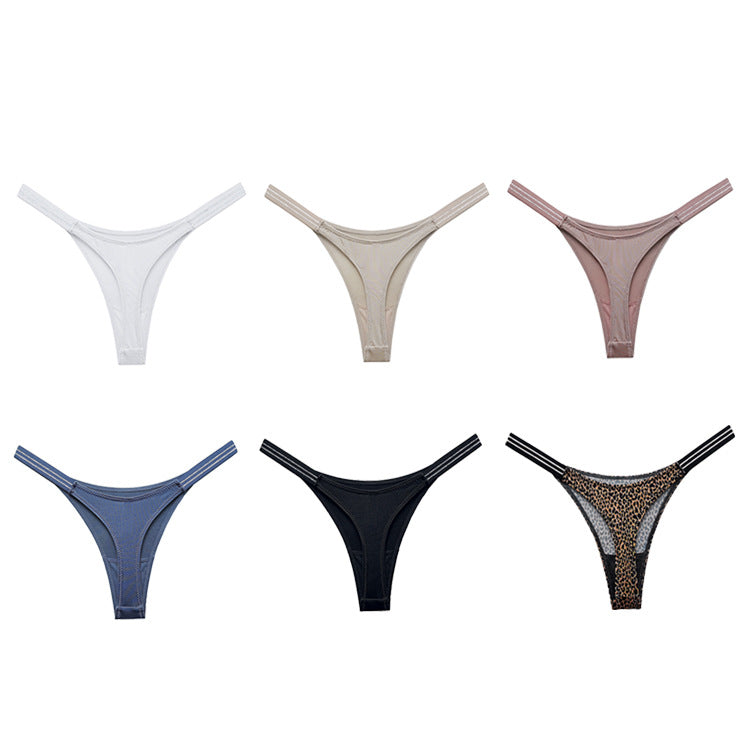 Fashionable thong pants