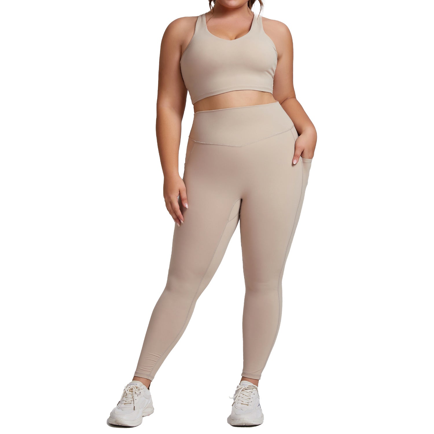 Plus-size yoga wear