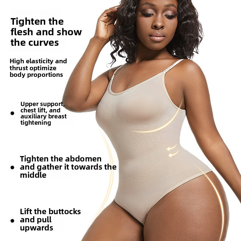 Belly Tinting Hip-lifting T-shaped Tunic Seamless