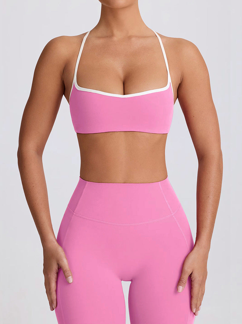 Women's High-Waist Yoga Set with Moisture-Wicking Fabric